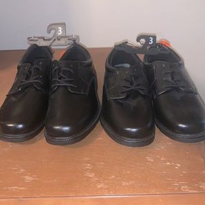 Wonder Nation boys lace-up dress shoes SZ 3